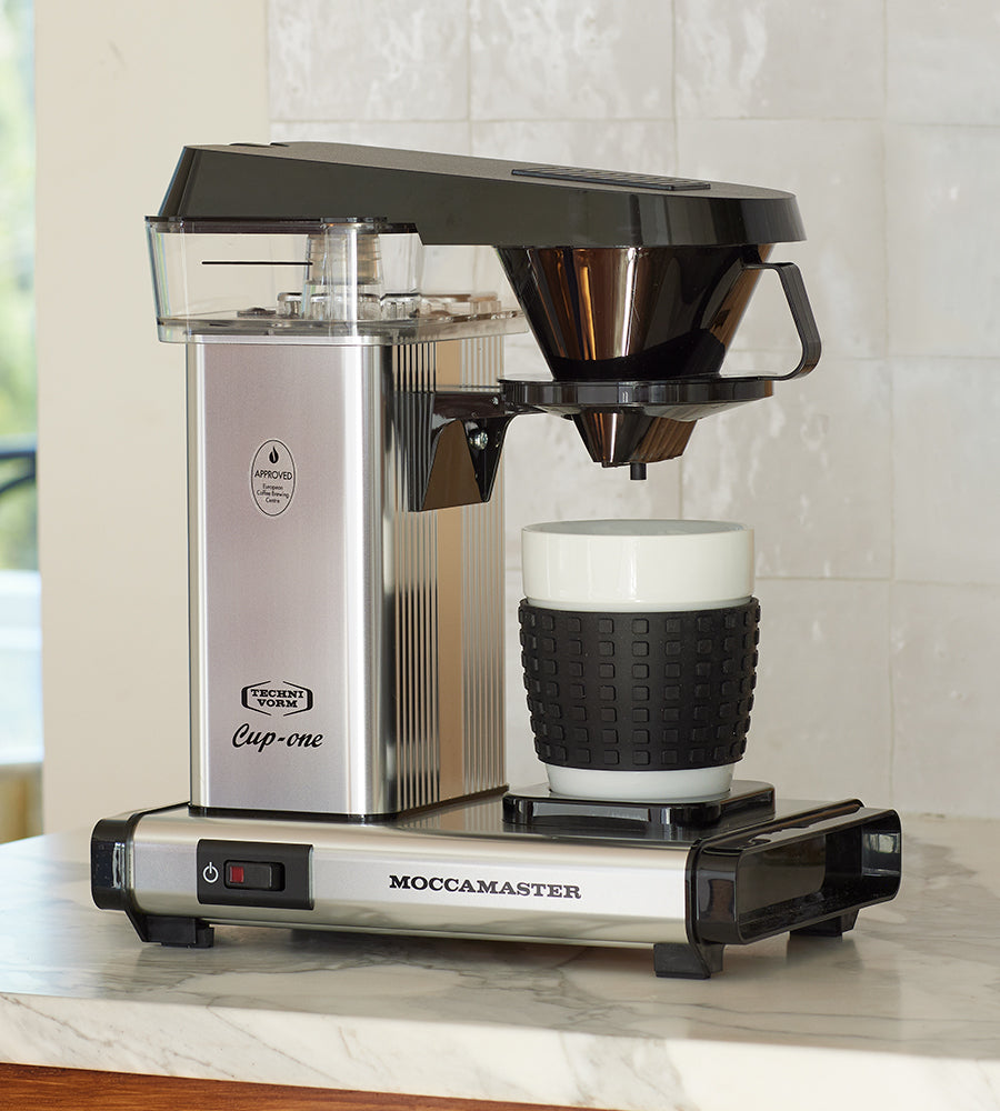 Moccamaster Cup-One coffee brewer. 
