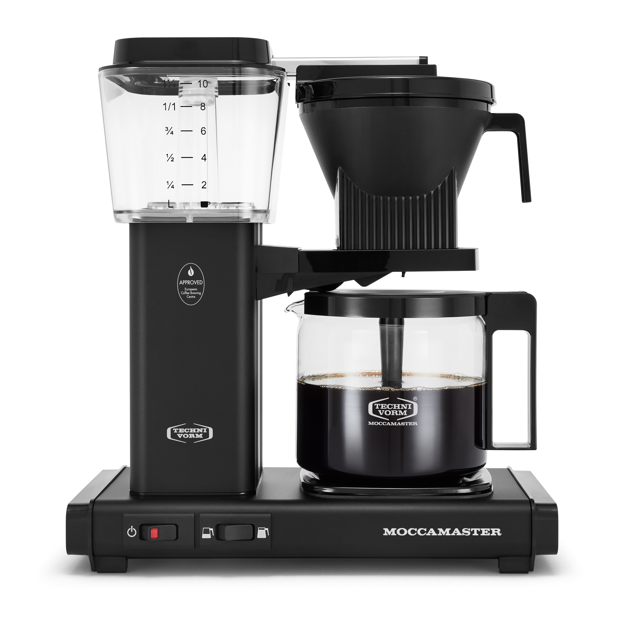 Image of a matte black KBGV Select coffee brewer
