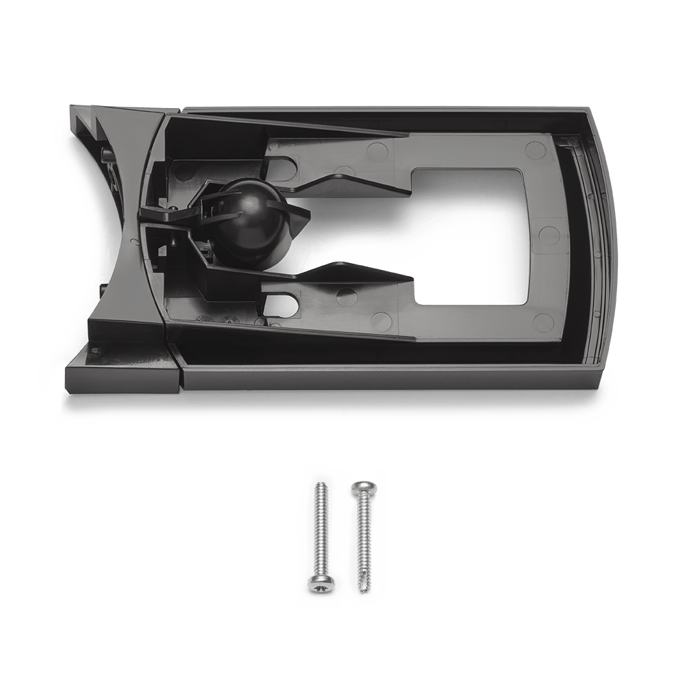 Top view of a brew basket bracket for the Moccamaster CD and CDG coffee brewer.