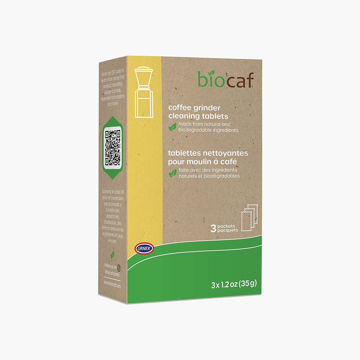 Biocaf Coffee Grinder Cleaning Tablets 3-Pack