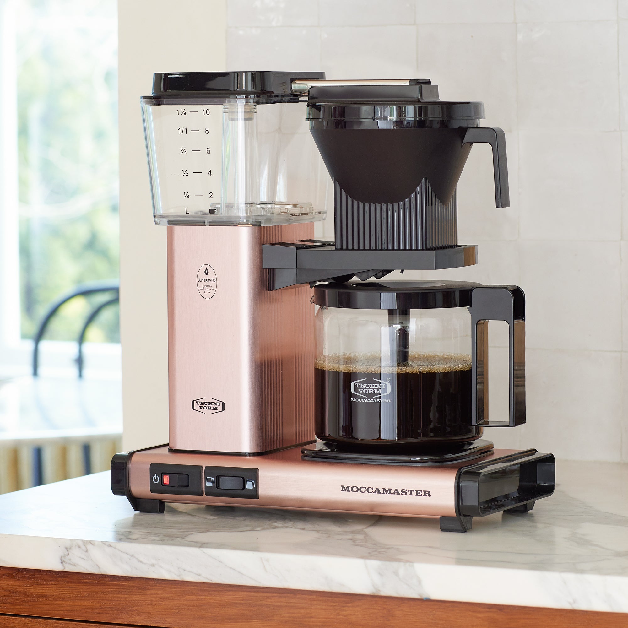 Moccamaster KBGV Select 10-Cup Coffee Maker in Rose Gold