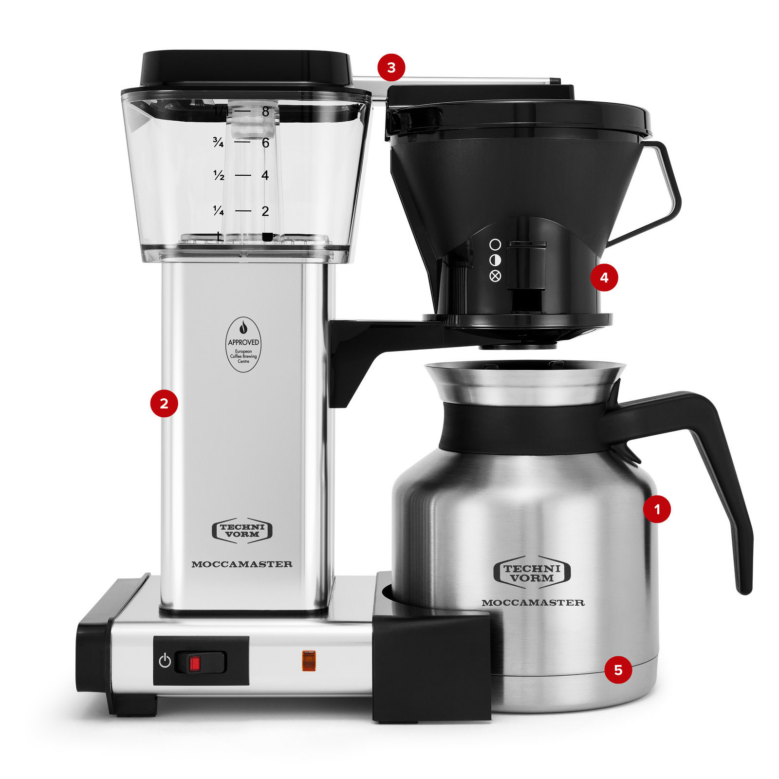 Kikker Conceit En Manual-Adjust Drip-Stop Coffee Maker: Shop Moccamaster KBTS Brewer |  Moccamaster USA