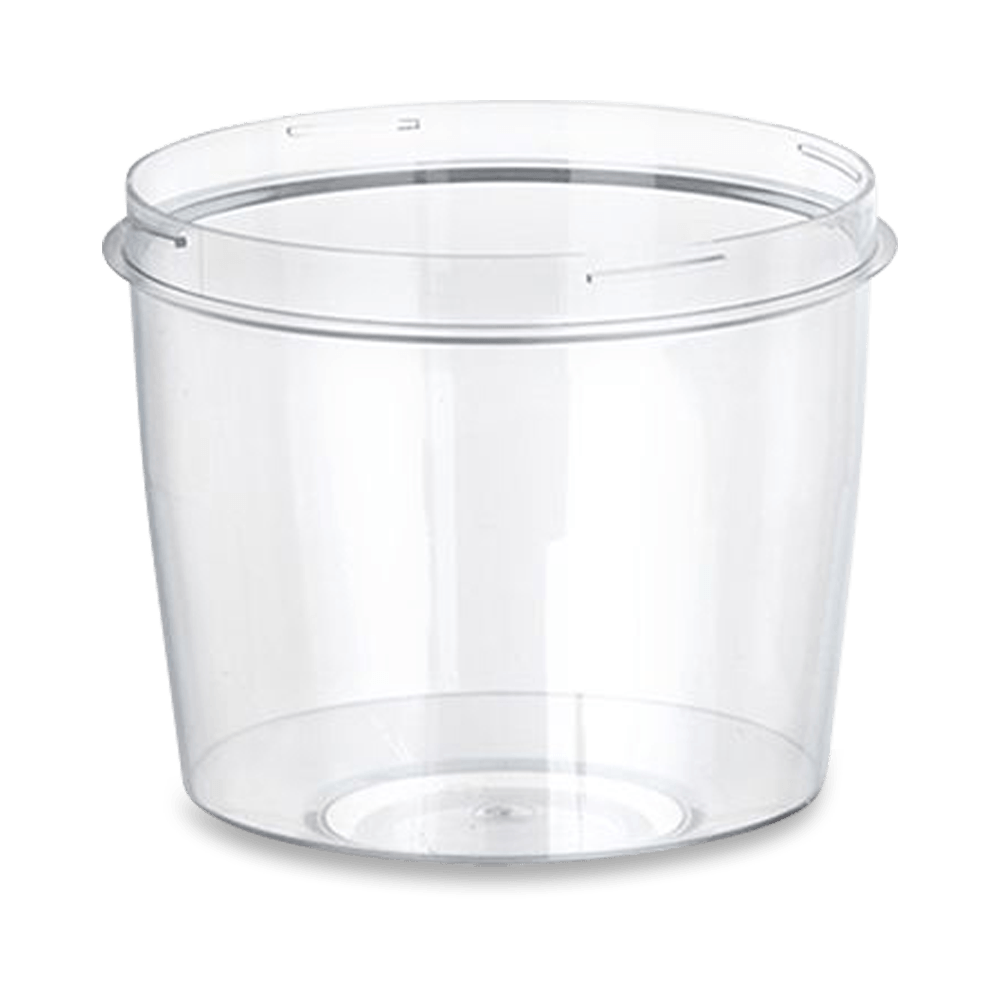 Clear plastic container that attaches to a KM4-TT Moccamaster Grinder.