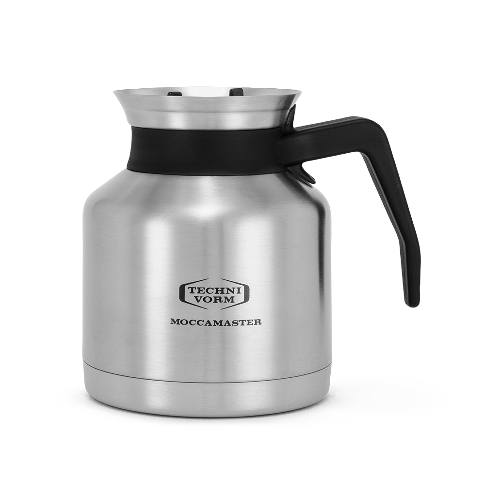 A 1 liter stainless steel thermal carafe for the KBTS.