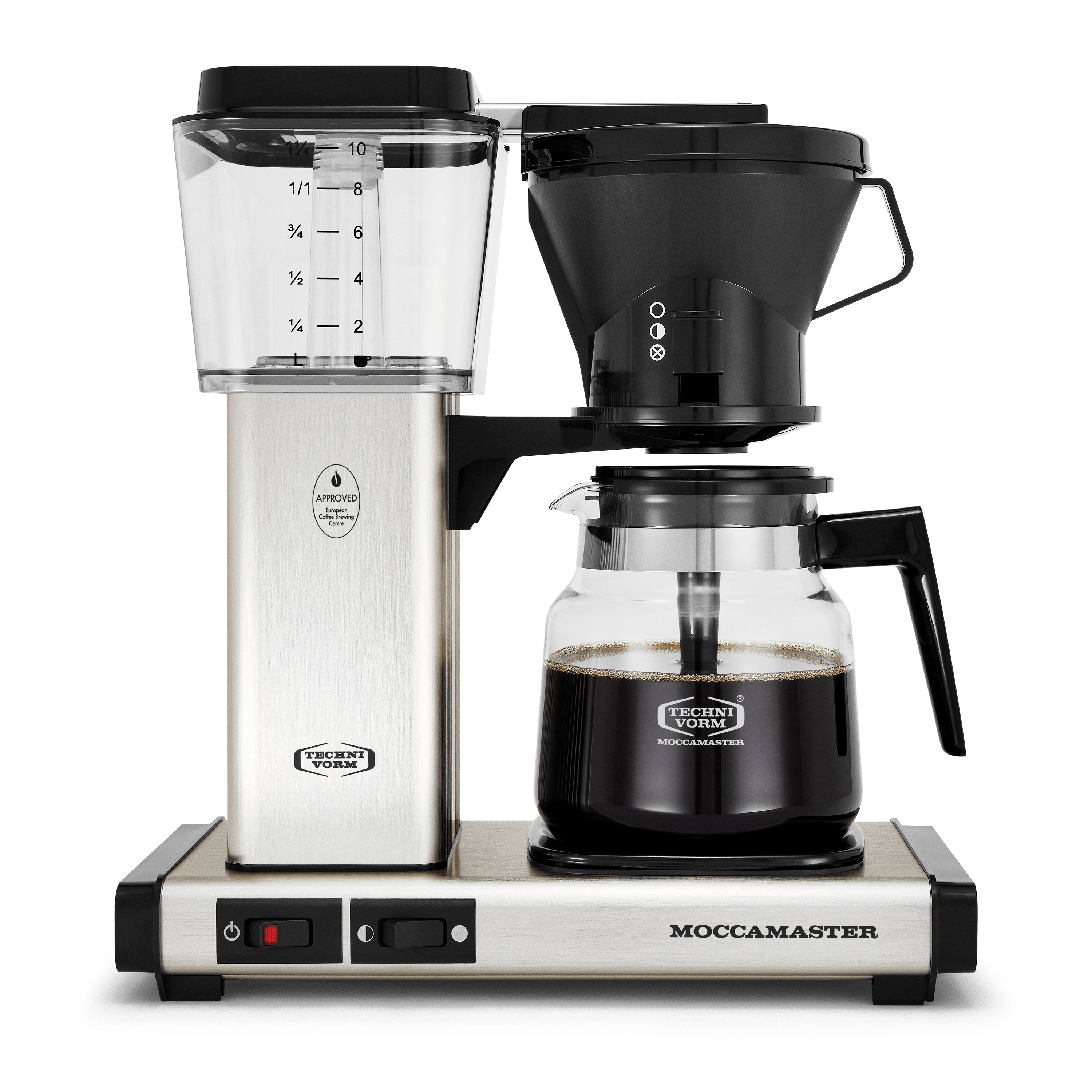 Moccamaster コーヒーメーカー シルバー 約1.25L