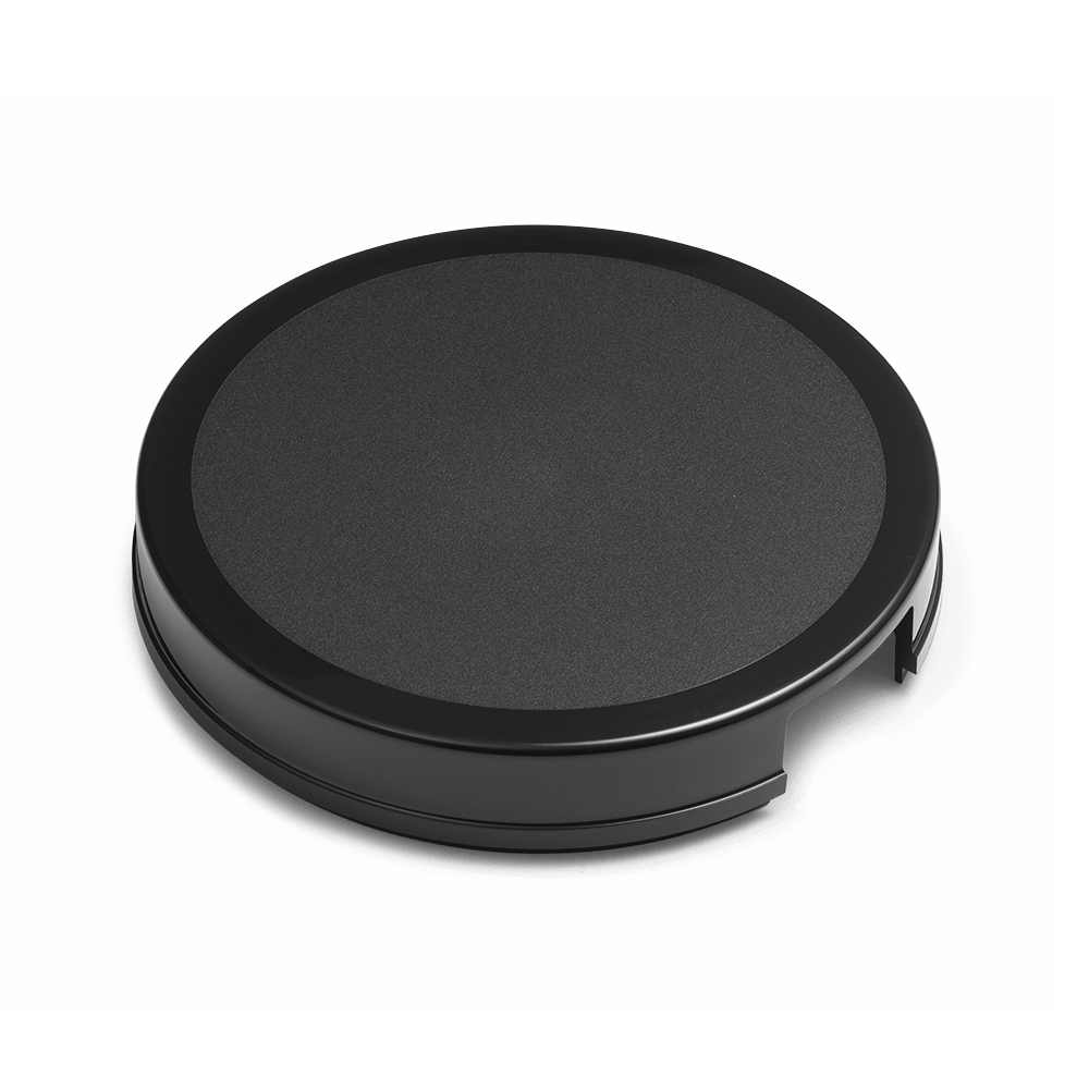 Top-down image of a Cold Water Reservoir Lid that fits round-bodied Moccamaster brewers.